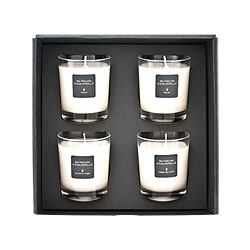 Quatre bougies parfumées de 70g