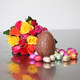 Large Milk Chocolate Egg and roses 2