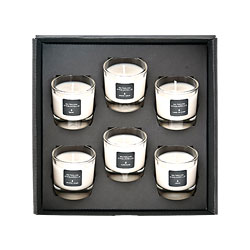 Six bougies parfumées de 30g