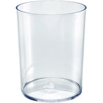 Un joli vase transparent en composite cristal
