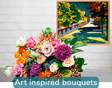 Bouquets like paintings
