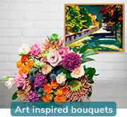 Bouquets like paintings