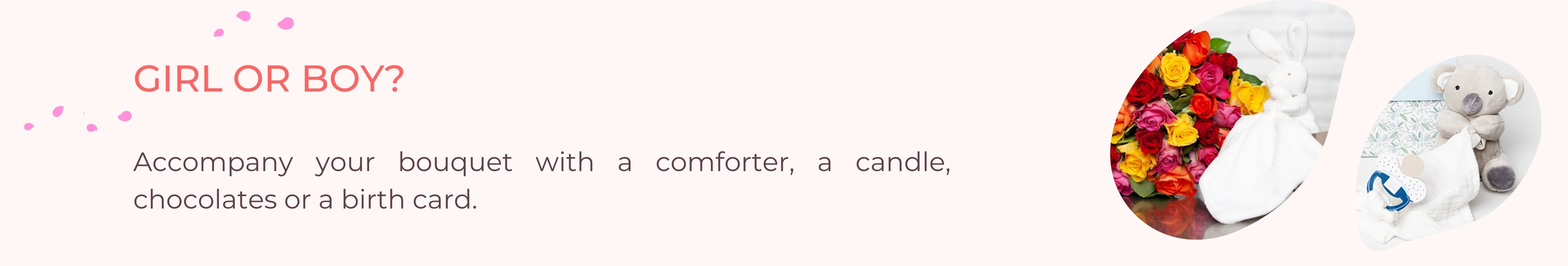 New baby bouquets and gifts