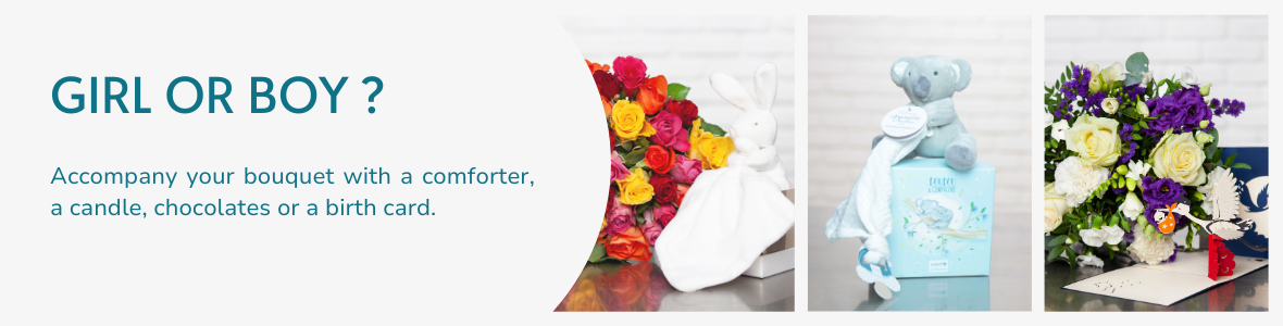 New baby bouquets and gifts