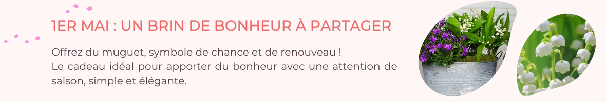 1er mai, un brin de bonheur à partager