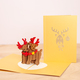 1 Bougie 190g + 1 carte rennes de noël 2