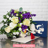 1 Perfumed bouquet+ 1 3D birth card
