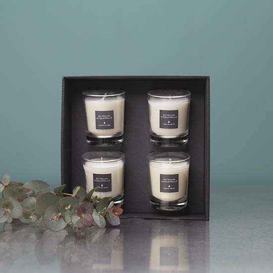 Four 70g scented candles