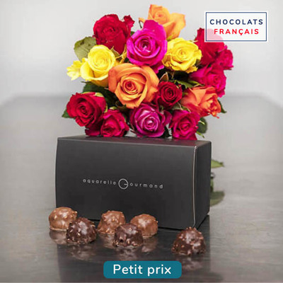 Carte d'anniversaire-quelqu 'un Special-Fleurs et chocolats-Regal Femelle Qualité