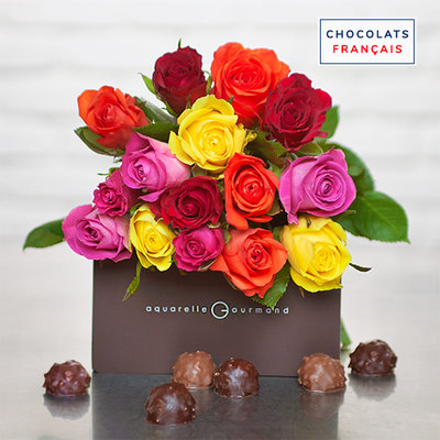 Offrez un Bouquet de Chocolats. Livraison à domicile dans un joli coffret