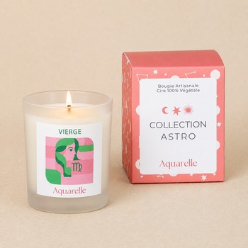 Bougie Parfumée à la rose Vierge