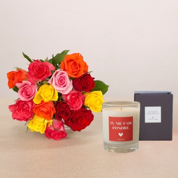 Déclaration Parfumée & Roses Arlequin
