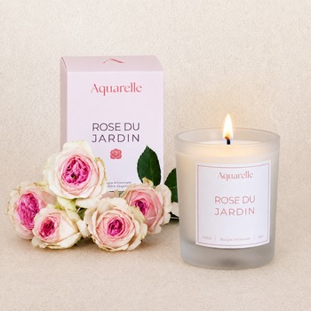 Bougie Rose du Jardin