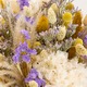 Abuelita Bouquet – Bouquet of dried flowers with white hydrangeas, lilac statice and yellow craspedia, in a country style. 2