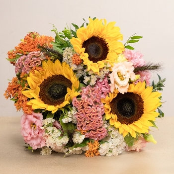Bouquet Astro Lion Bouquet solaire aux tournesols