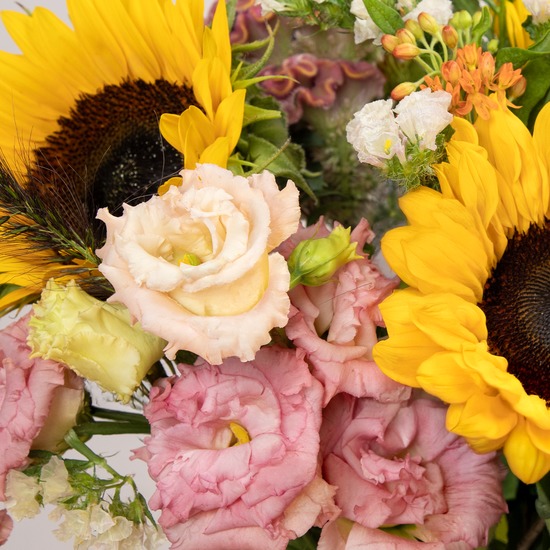 Bouquet Astro Lion Bouquet solaire aux tournesols 3