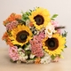 Bouquet Astro Lion Bouquet solaire aux tournesols