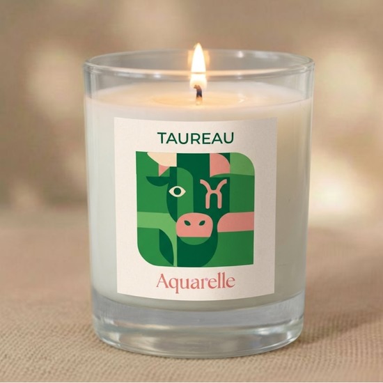 Taurus Zodiac Gift Set | Flowers, Candle & Astrology Card 2