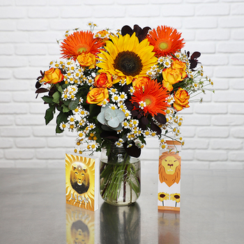 Bouquet 'Lion' & son Livre Astral