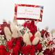 Beso bouquet, red and white dried flowers, glamorous and sensual bouquet for Valentine's Day or a romantic occasion 2