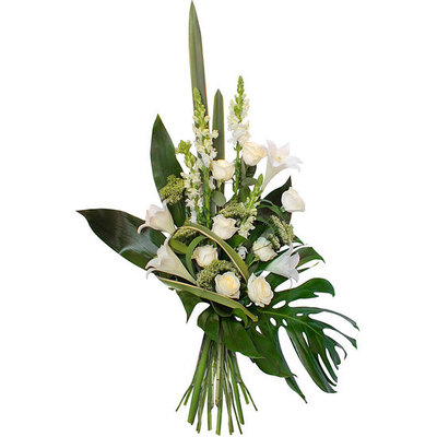 Bouquet de deuil– Livraison obsèques & enterrement| Aquarelle