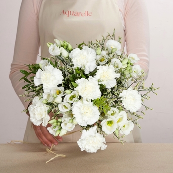 Bouquet blanc printanier