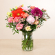 Bouquet de fleurs de saison coloré renoncules gerbera Aquarelle 2