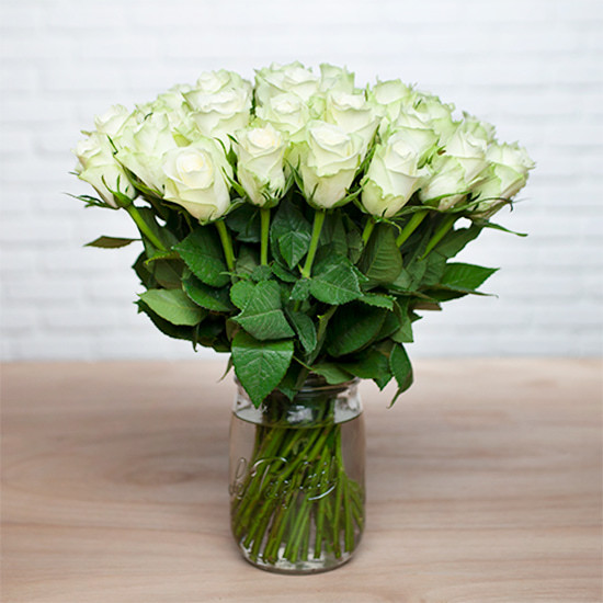 Pure White Rose Bouquet  3