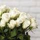 Pure White Rose Bouquet  2
