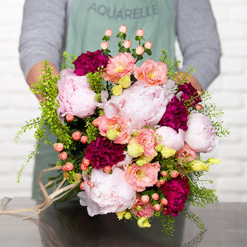 Bouquet de Pivoines Roses