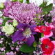 Autumn Softness Bouquet Chrysanthemums Clematis Aquarelle 2
