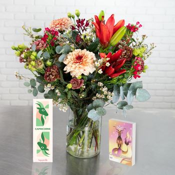 Capricorn Bouquet Deep & Elegant Zodiac Floral Arrangement