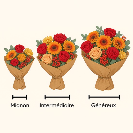 Bouquet du fleuriste deuil coloré 4