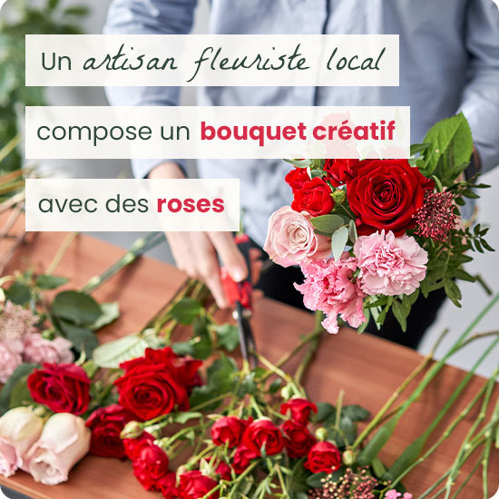 Bouquet du fleuriste Saint Valentin 2