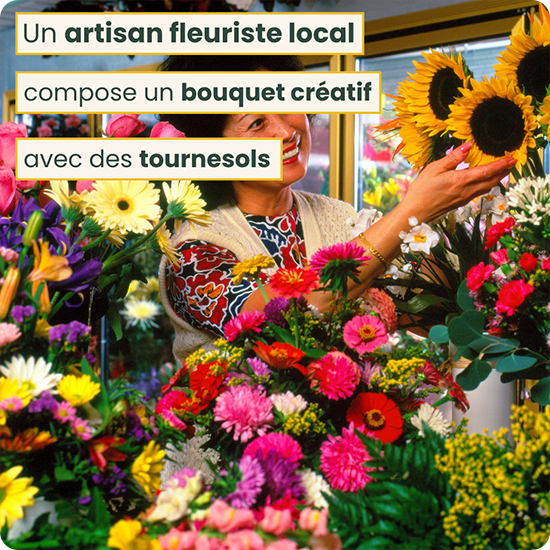 Bouquet du fleuriste spécial tournesol  2