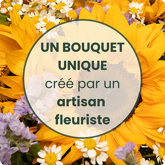 Bouquet du fleuriste spécial tournesol 