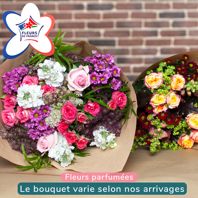 Bouquet signature et panier gourmandises - Chocolaterie Henri IV