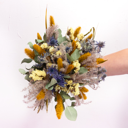 Bouquet fleurs séchées bohème naturel décoration