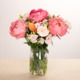 Bouquet Gémeaux – Bouquet astrologique élégant aux pivoines et cala | Aquarelle 3