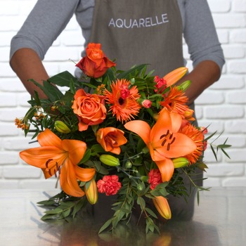 Orange Autumn Bouquet