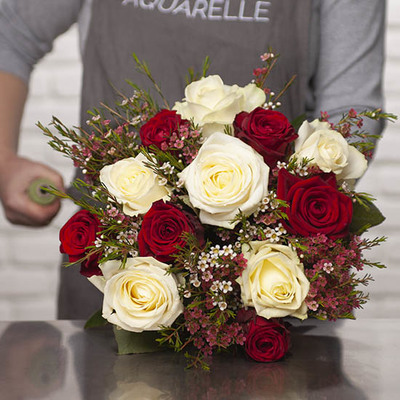 Fleurs De Noël Bouquets De Noël Et Chocolats Aquarelle