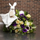 Bouquet parfumé et doudou lapin
