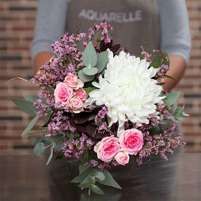 Bouquet de fleurs Anniversaire - Livraison à domicile | Aquarelle