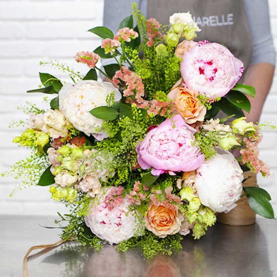 Bouquet trésor de pivoines