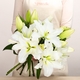 Perfumed white lilies