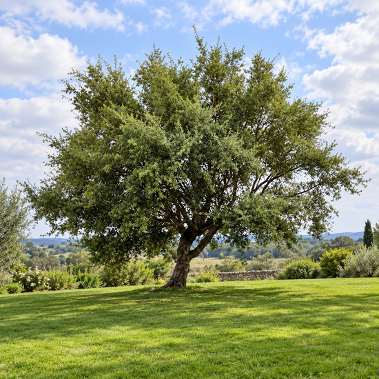 Chêne vert en godet, environ 45 cm
 3