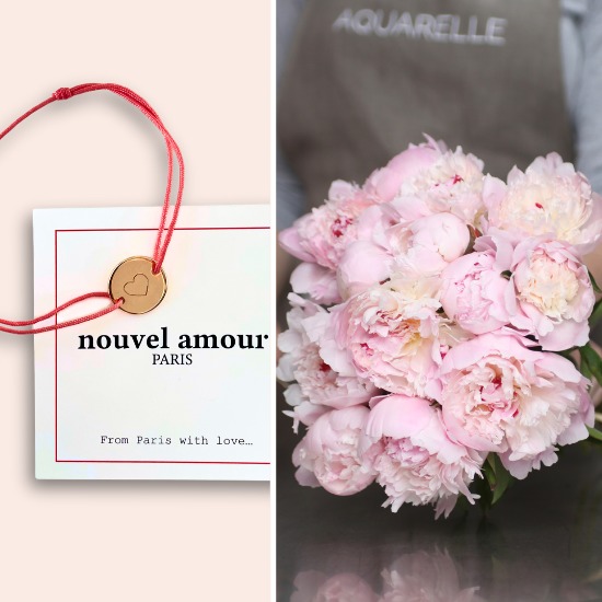 Coffret d’Exception : Pivoines & Bracelet 