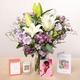 Virgo Zodiac Gift Set  Flowers, Rose Candle & Astrology Book