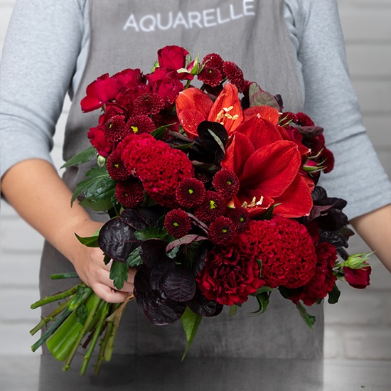 Collection Monochrome – Bouquet Rouge