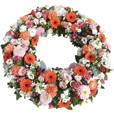 Couronne de deuil - Livraison fleurs obsèques | Aquarelle